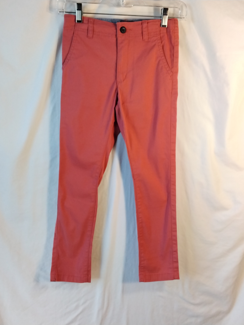 Girl's OshKosh B'gosh Coral Pink Slim Chinos